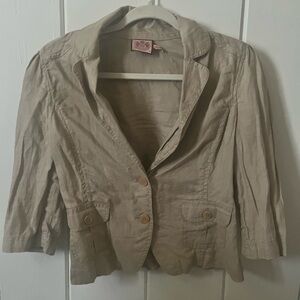 Juicy Couture Beige Blazer